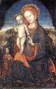 BELLINI, Jacopo, Madonna and Child Adored by Lionello d Este